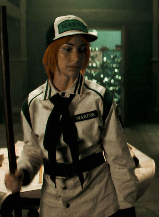 Harpoon Nami Inspired White Costume Jacket - One Piece Style