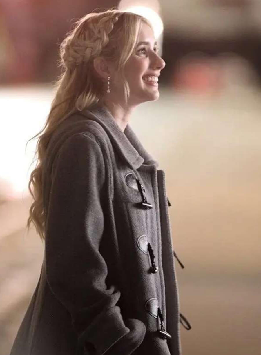 Harpoon Margot Hayes Inspired Grey Wool Fabric Coat - About Fate Style