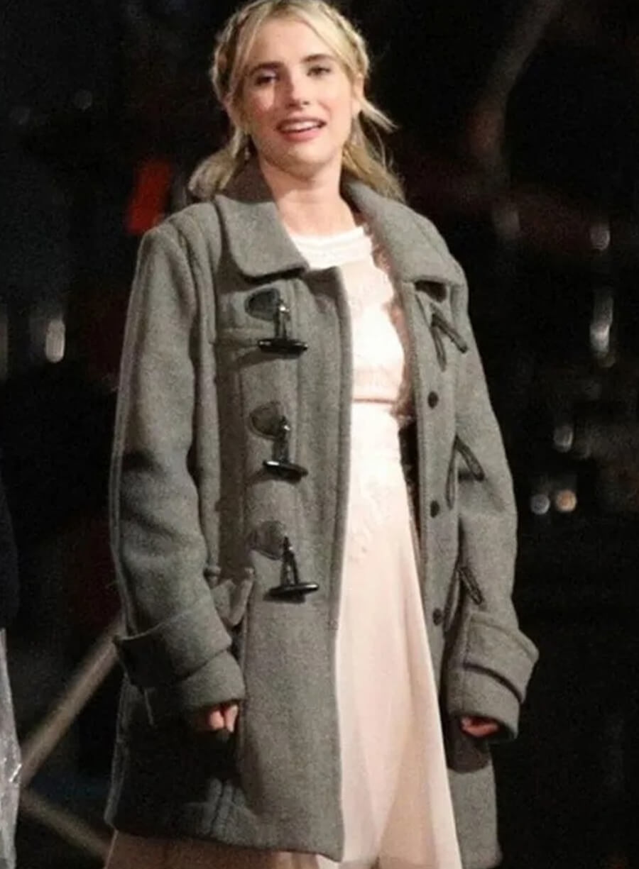 Harpoon Margot Hayes Inspired Grey Wool Fabric Coat - About Fate Style