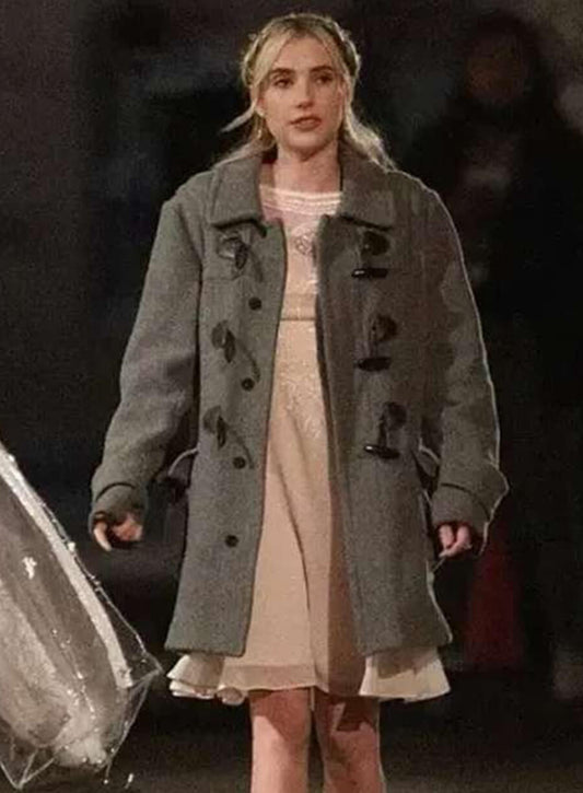 Harpoon Margot Hayes Inspired Grey Wool Fabric Coat - About Fate Style