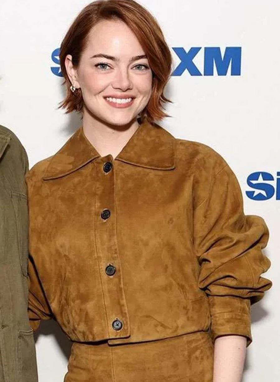 Harpoon Michelle Inspired Brown Leather Jacket - Stranger Things Style