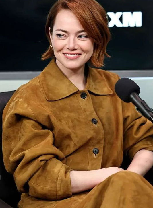 Harpoon Michelle Inspired Brown Leather Jacket - Stranger Things Style