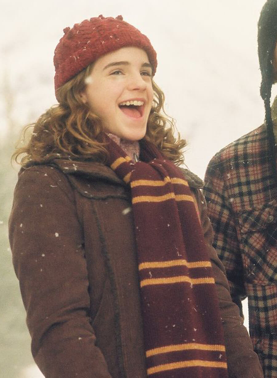 Harpoon Emma Watson Hermione Granger Inspired Brown Wool Fabric Coat - Harry Potter and the Prisoner of Azkaban Style