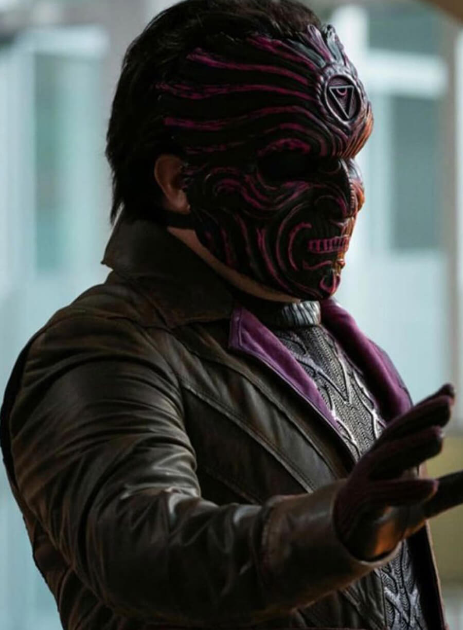 Harpoon Bashir Malik Inspired Brown Real Leather Coat - The Flash S07 Style