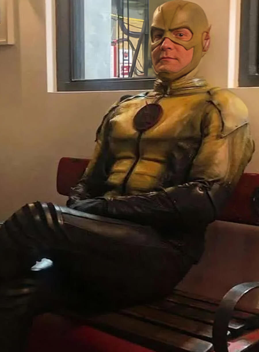 Harpoon Eobard Thawne Inspired Yellow Hooded Jacket - The Flash Style