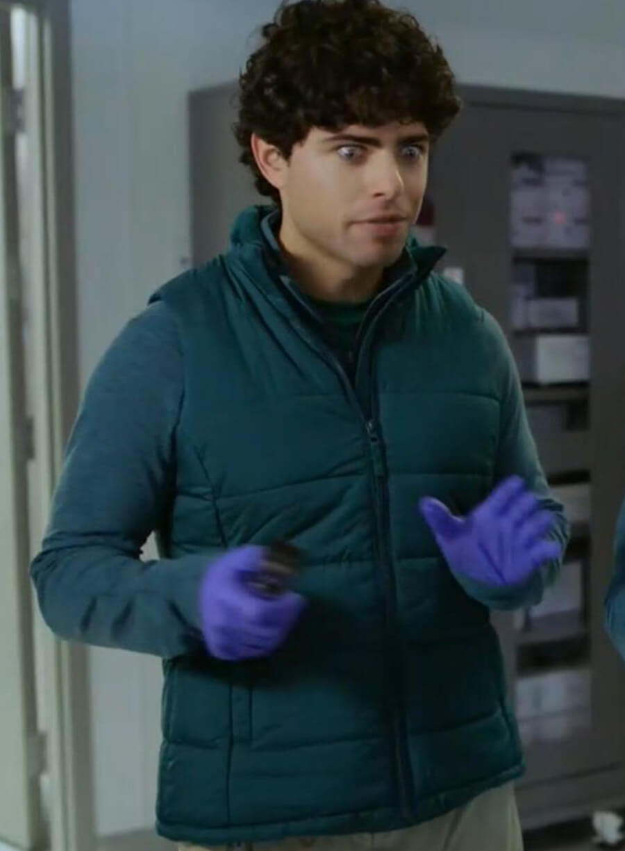 Harpoon Peter Inspired Green Leather Jacket - Mystic Christmas Style
