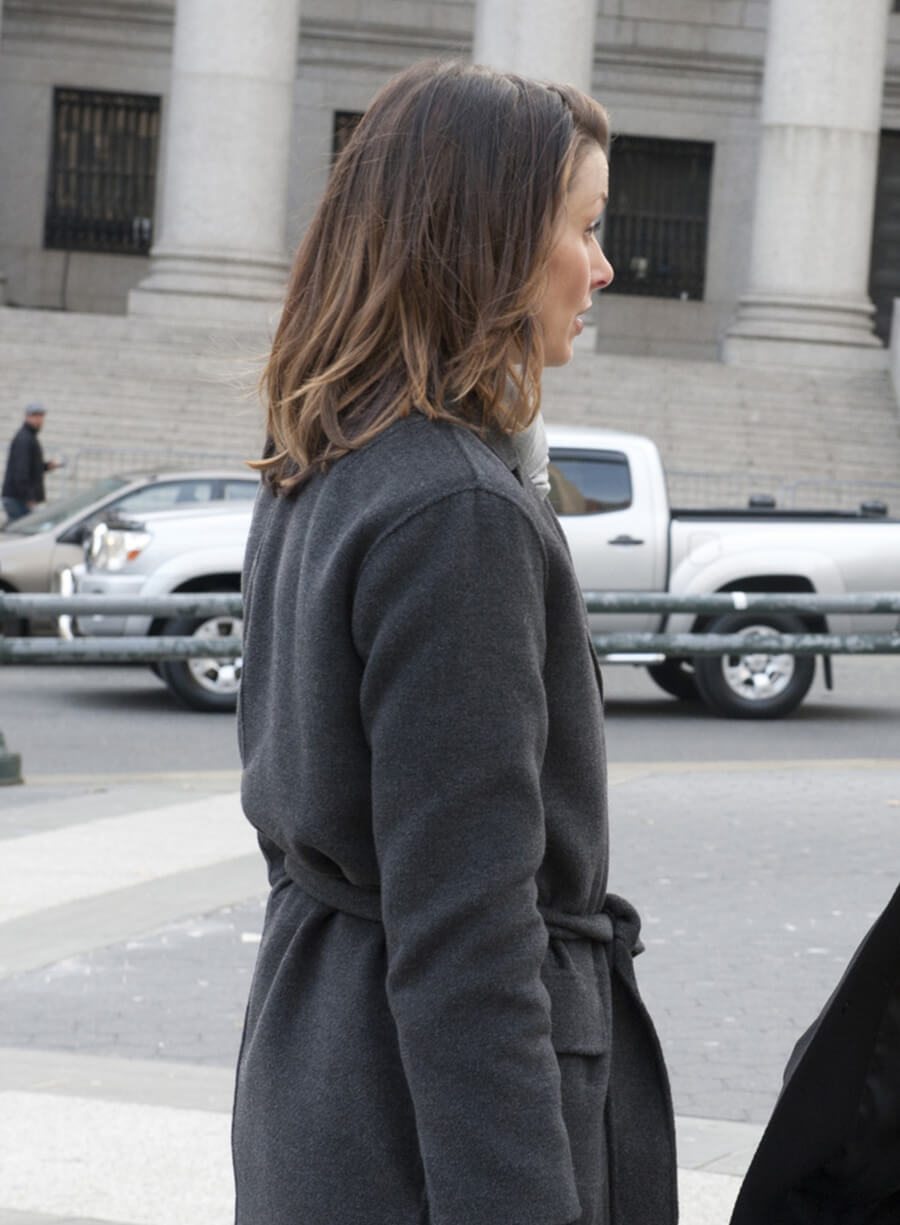 Harpoon Erin Reagan Inspired Grey Coat - Blue Bloods Style
