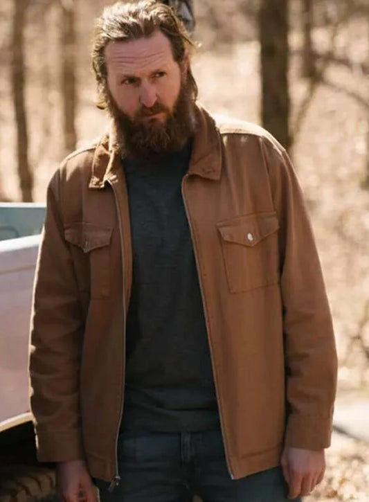 Harpoon Ernie Inspired Brown Leather Jacket - Blue Ridge Style