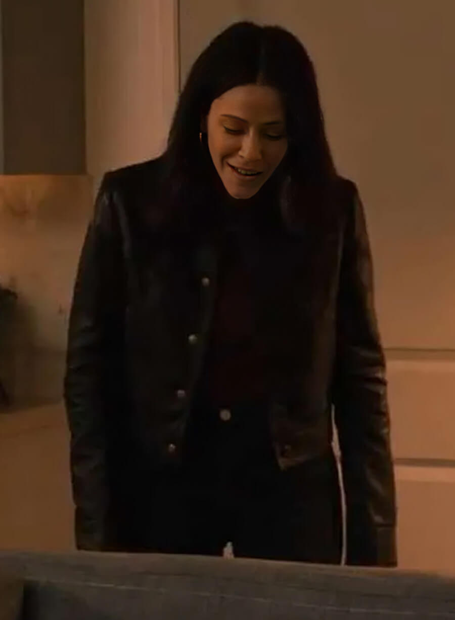 Harpoon Esther Roklov Inspired Black Leather Jacket - Nobody Wants This Style