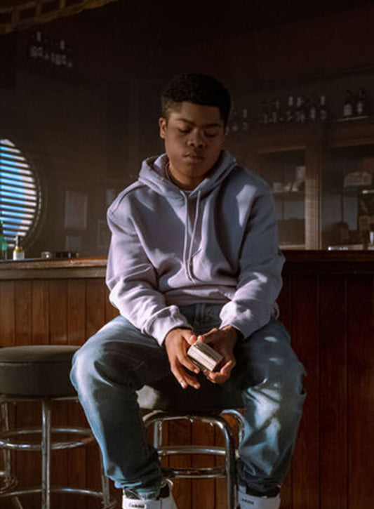 Harpoon Eugene Jones Inspired Blue Hooded Jacket - Your Honor S01 Style