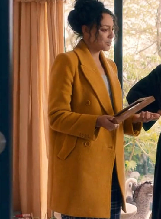 Harpoon Eva Finn Inspired Yellow Coat - Fool Me Once Style
