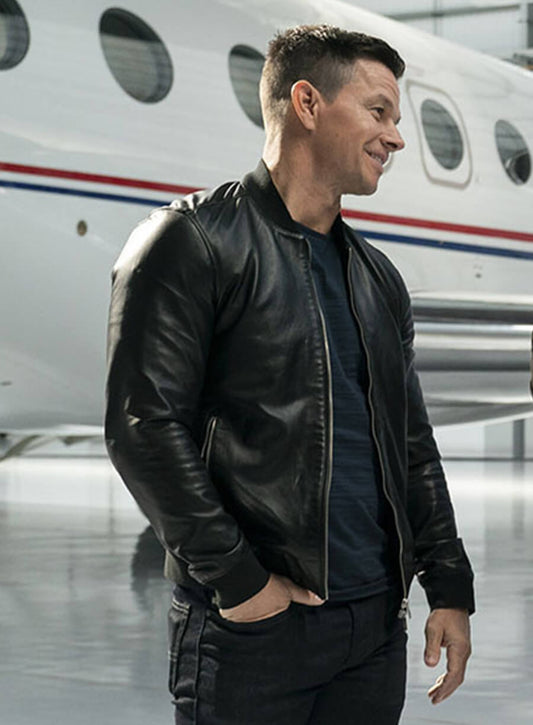 Harpoon Evan McCauley Inspired Black Bomber Jacket - Infinite Style