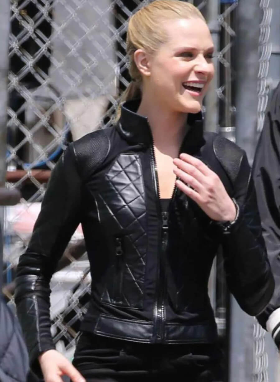 Harpoon Dolores Abernathy Inspired Black Leather Jacket - Westworld Tv Series Style
