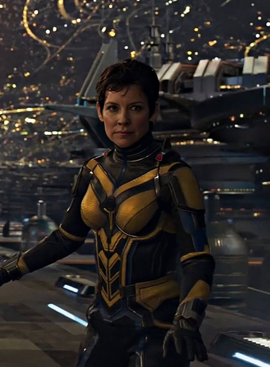Harpoon Hope Van Dyne Inspired Black and Yellow Costume Jacket - Ant-Man and the Wasp Style