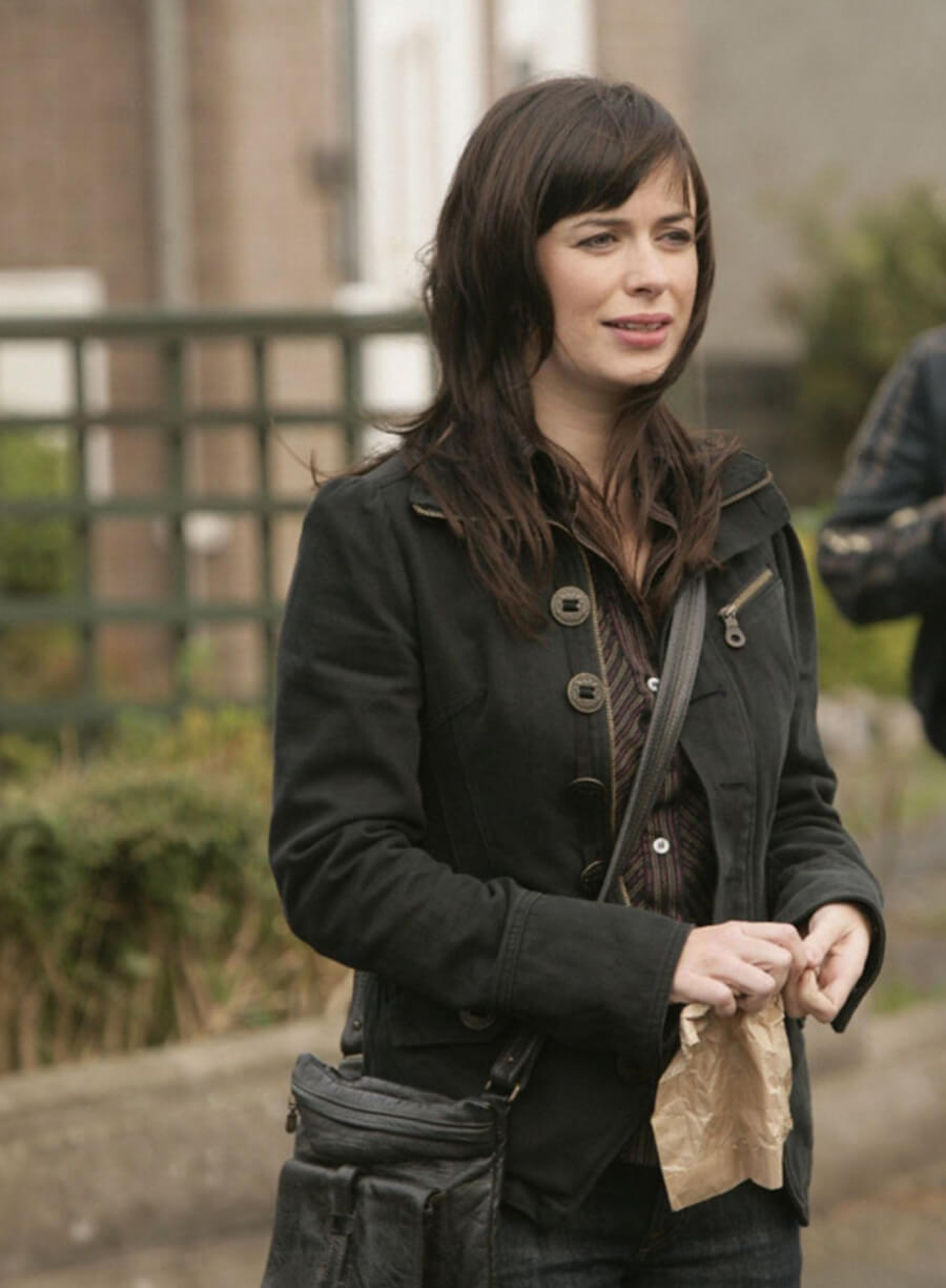 Harpoon Gwen Cooper Inspired Black Leather Jacket - Torchwood Style