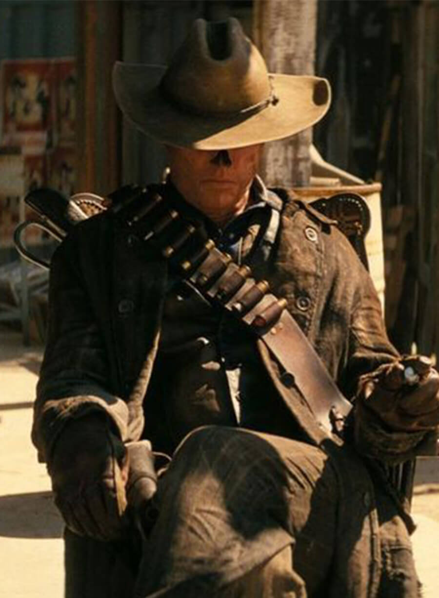 Fallout Cooper Howard Brown Leather Coat