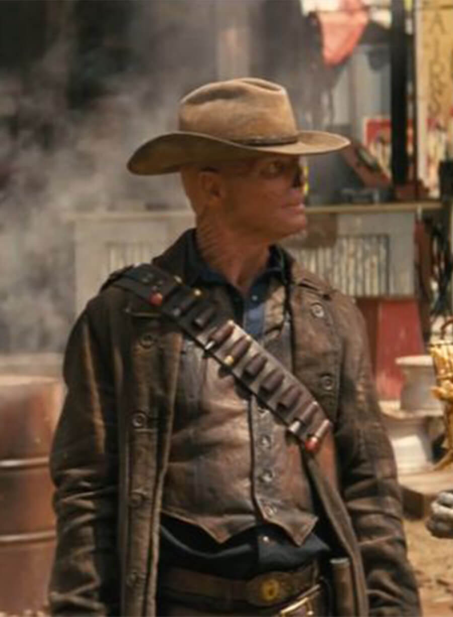 Fallout Cooper Howard Brown Leather Coat