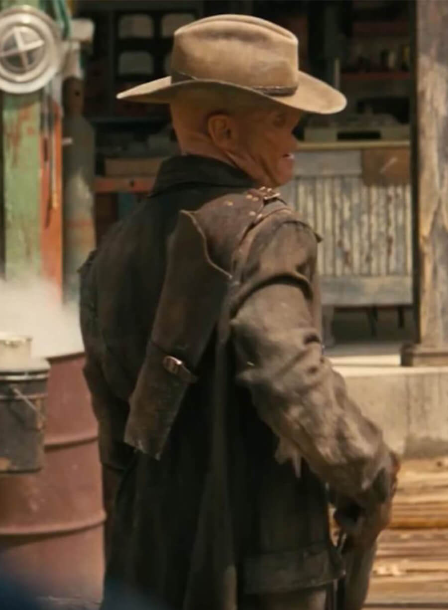 Fallout Cooper Howard Brown Leather Coat