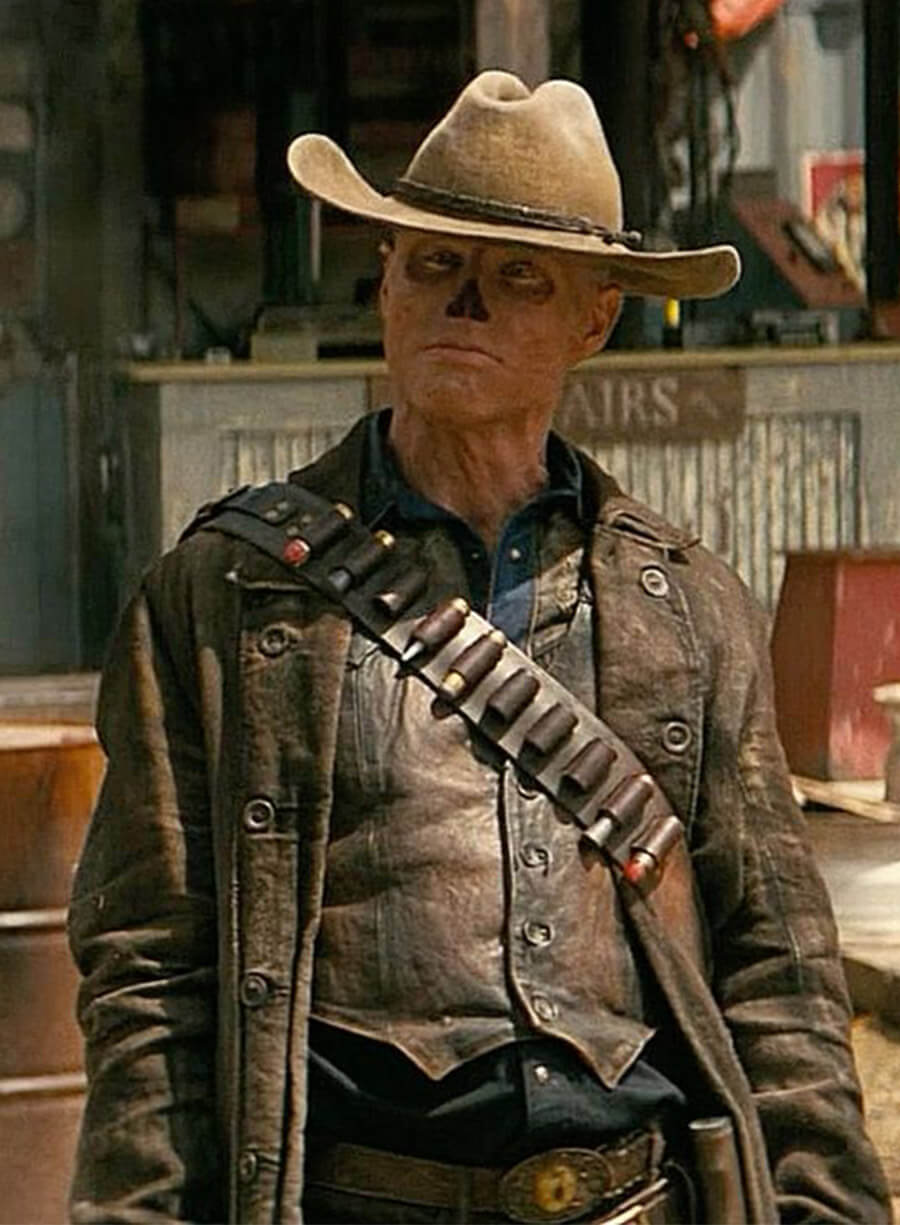 Fallout Cooper Howard Brown Leather Coat