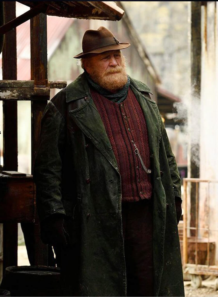 Harpoon Farder Coram Inspired Green Coat - His Dark Materials Style