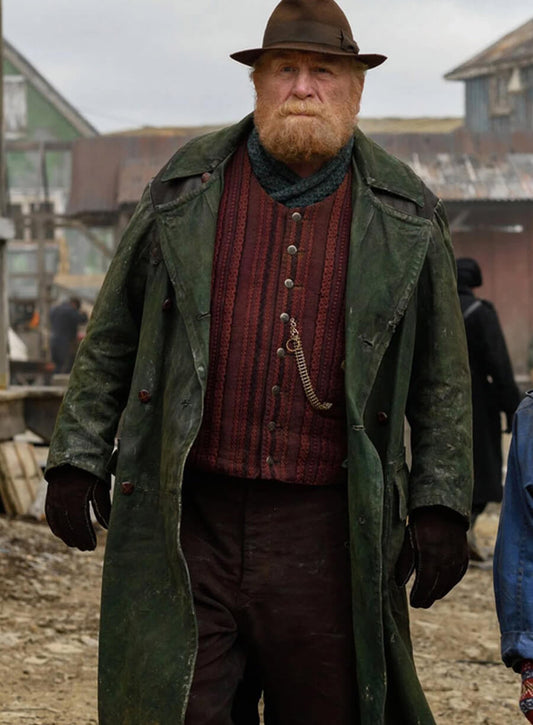 Harpoon Farder Coram Inspired Green Coat - His Dark Materials Style