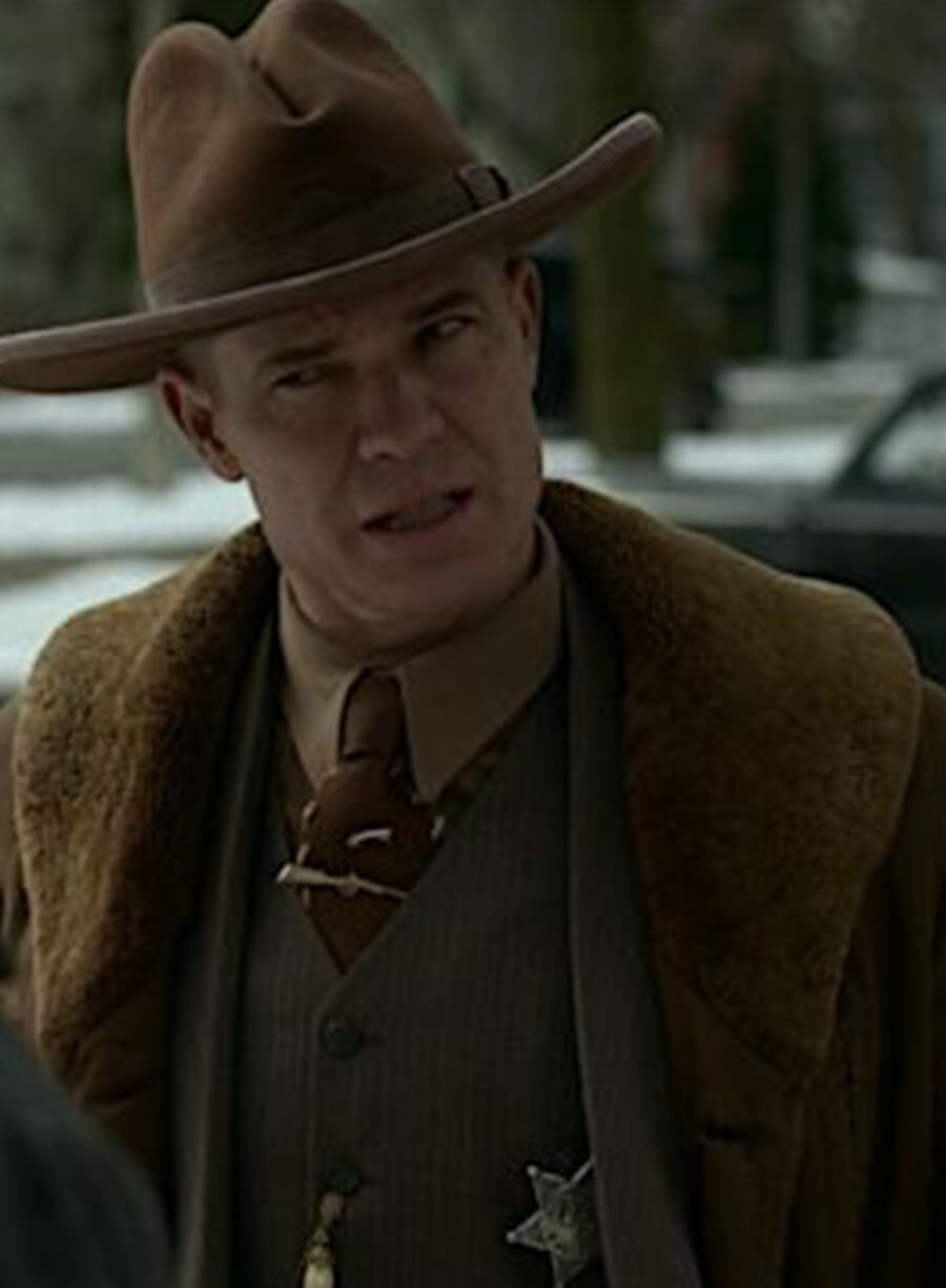 Harpoon Dick Wickware Inspired Brown Coat - Fargo Tv Series Style