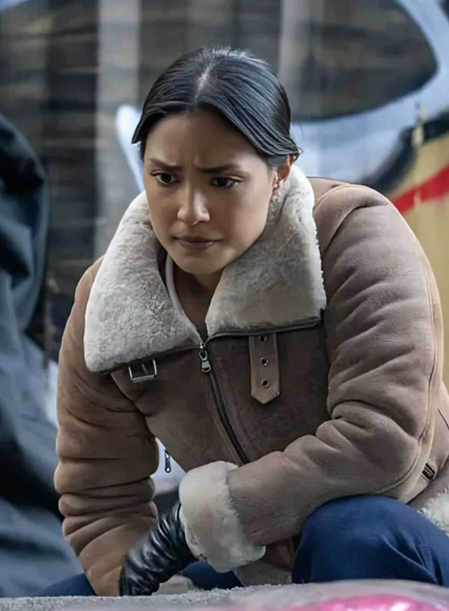 Harpoon Dani Rhodes Inspired Brown Suede Leather Leather Jacket - FBI S07 Tv Series Style