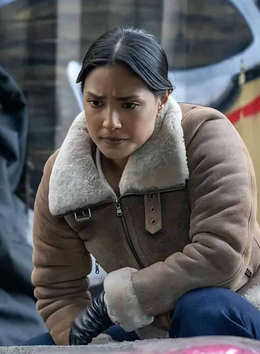 Harpoon Dani Rhodes Inspired Brown Suede Leather Leather Jacket - FBI S07 Tv Series Style