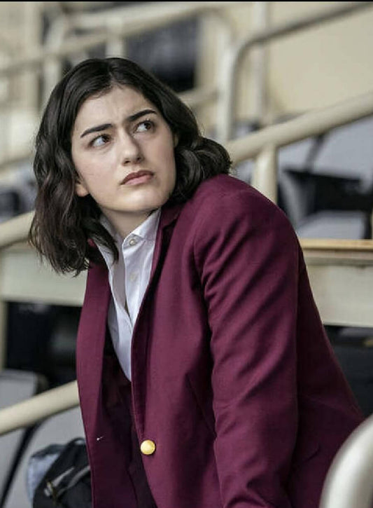 Harpoon Fia Baxter Inspired Maroon Coat - Your Honor Style