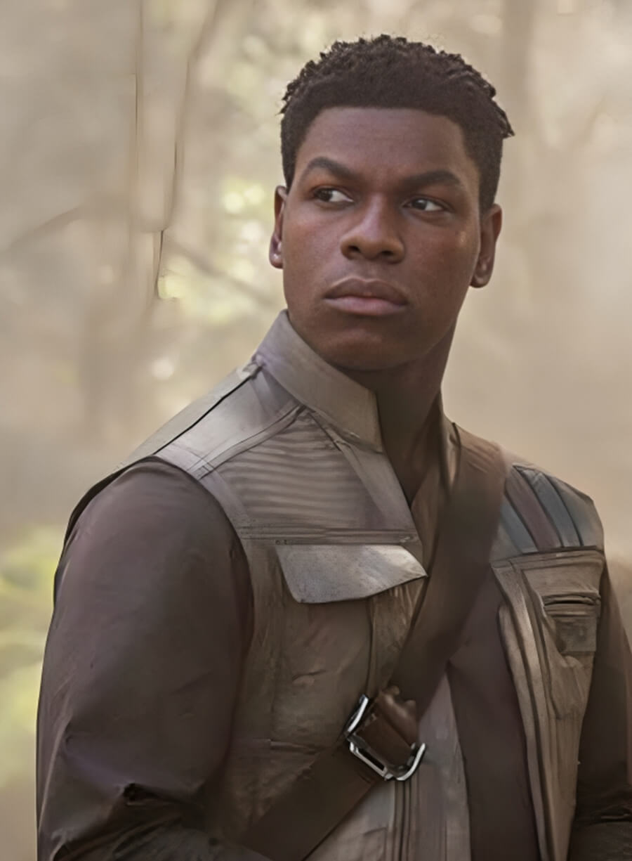 Harpoon Finn Inspired Beige Rea Leather Leather Jacket - Star Wars: The Rise of Skywalker Style