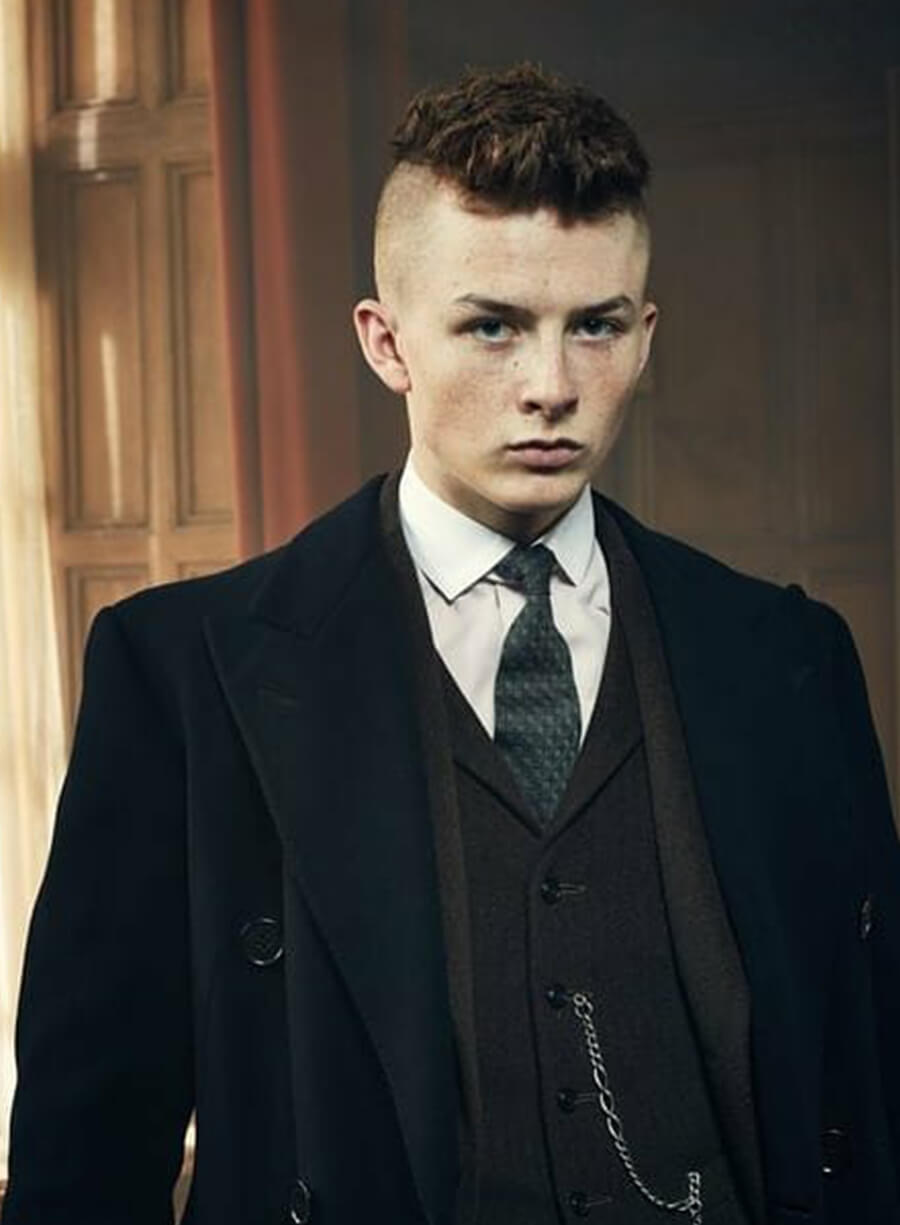Harpoon Michael Gray Inspired Black Coat - Peaky Blinders Style