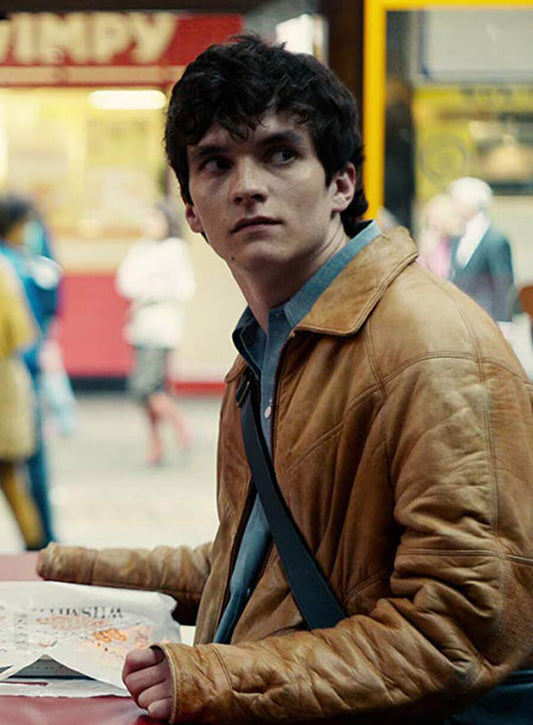 Harpoon Fionn Whitehead Inspired Brown Real Leather Leather Jacket