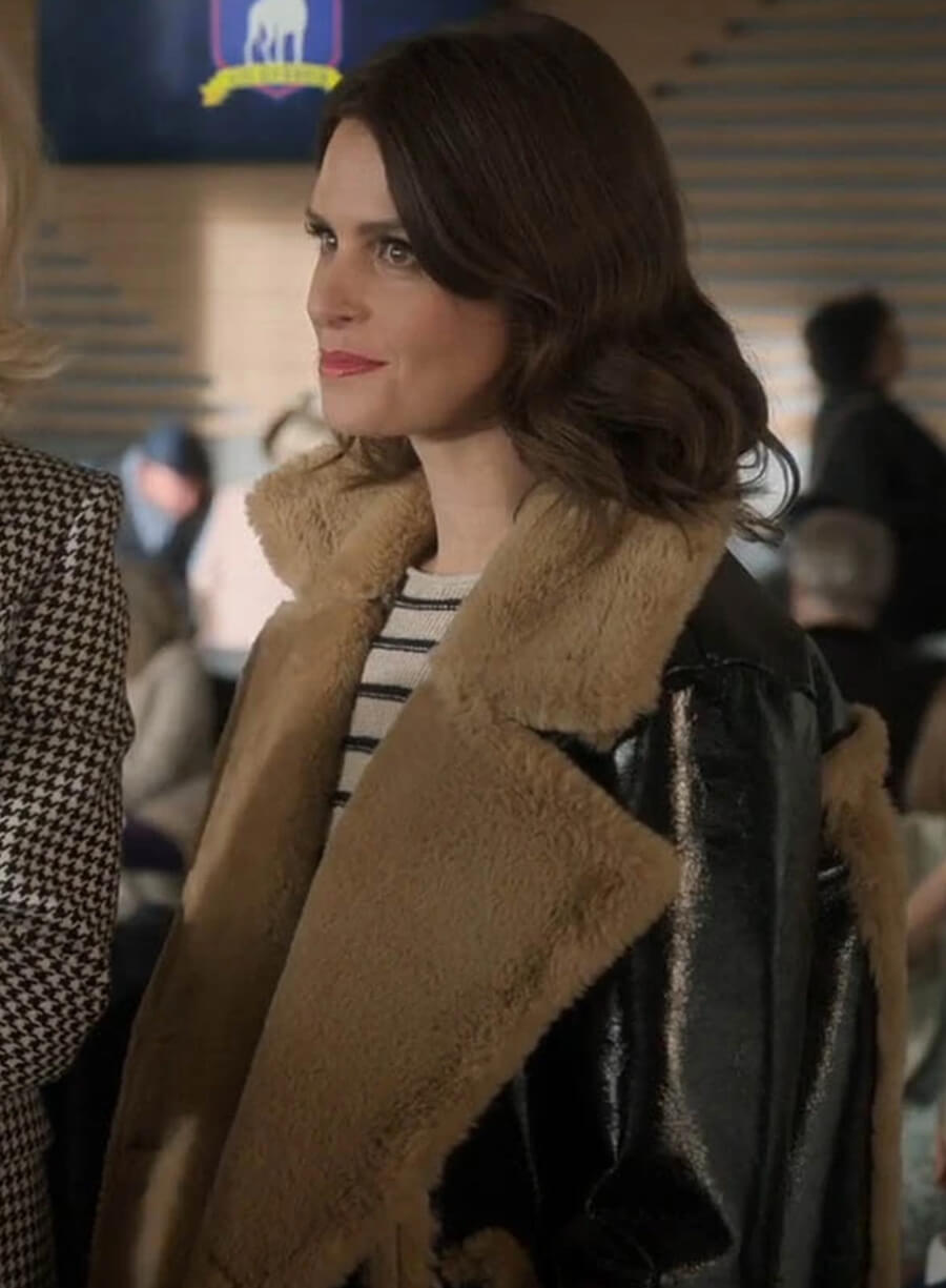 Harpoon Flo Sassy Colins Inspired Black Leather Jacket - Ted Lasso S03 Style