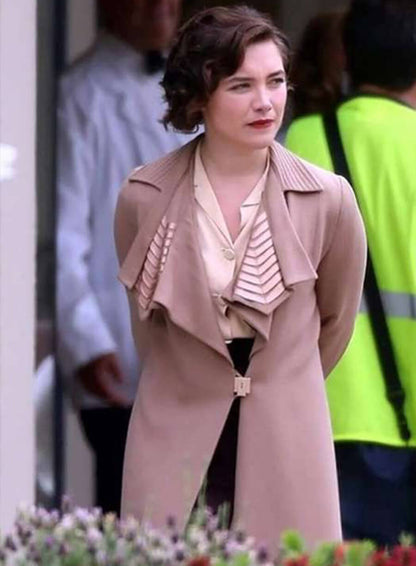 Florence Pugh Oppenheimer Jean Tatlock Coat