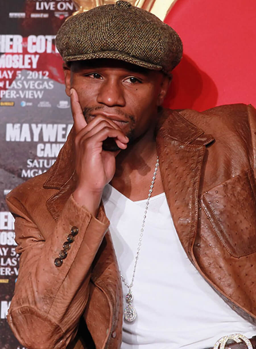 Harpoon Floyd Mayweather Inspired Brown Leather Jacket