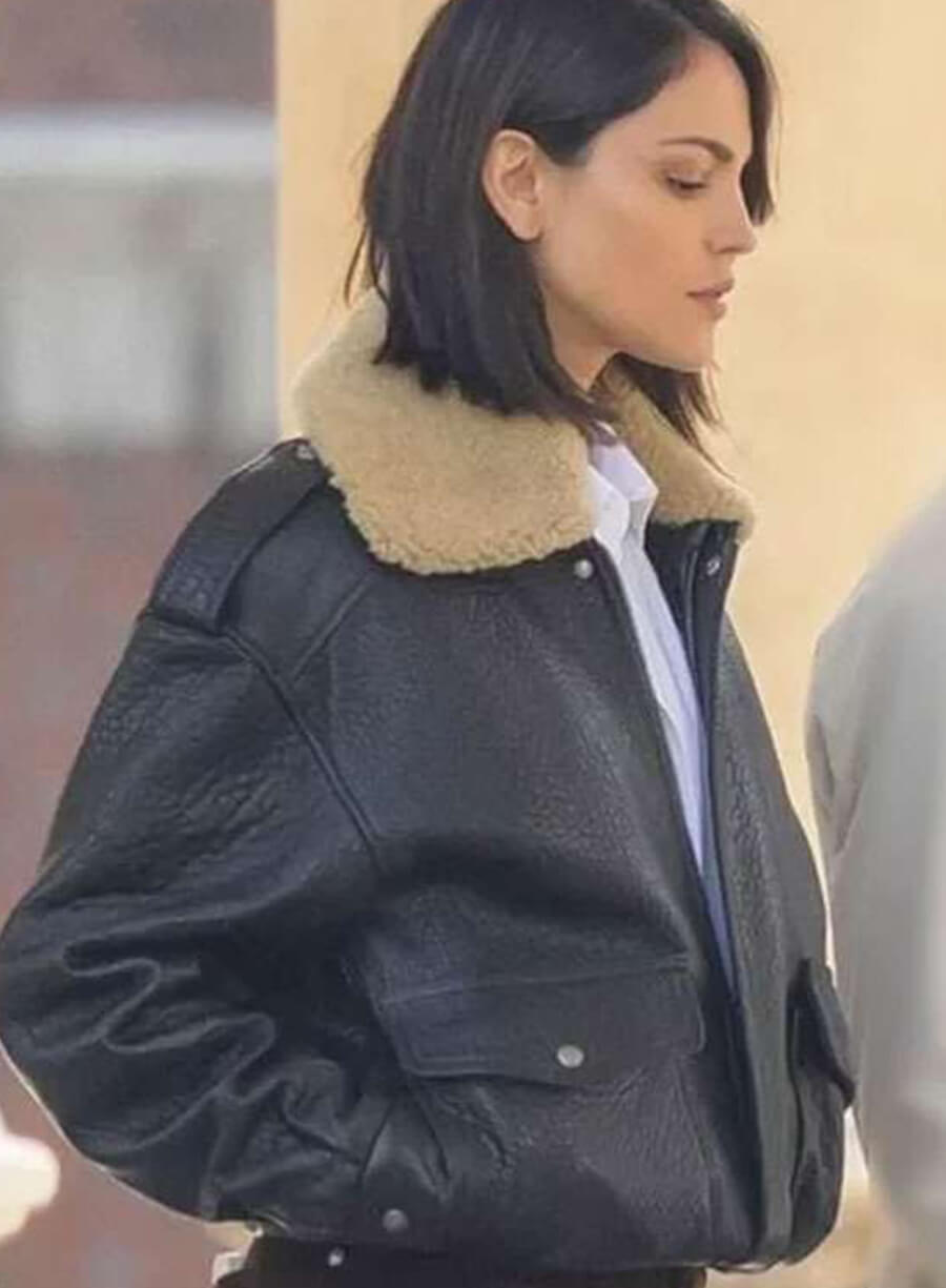 Harpoon Esme Inspired Black Real Leather Leather Jacket - Fountain of Youth 2025 Style