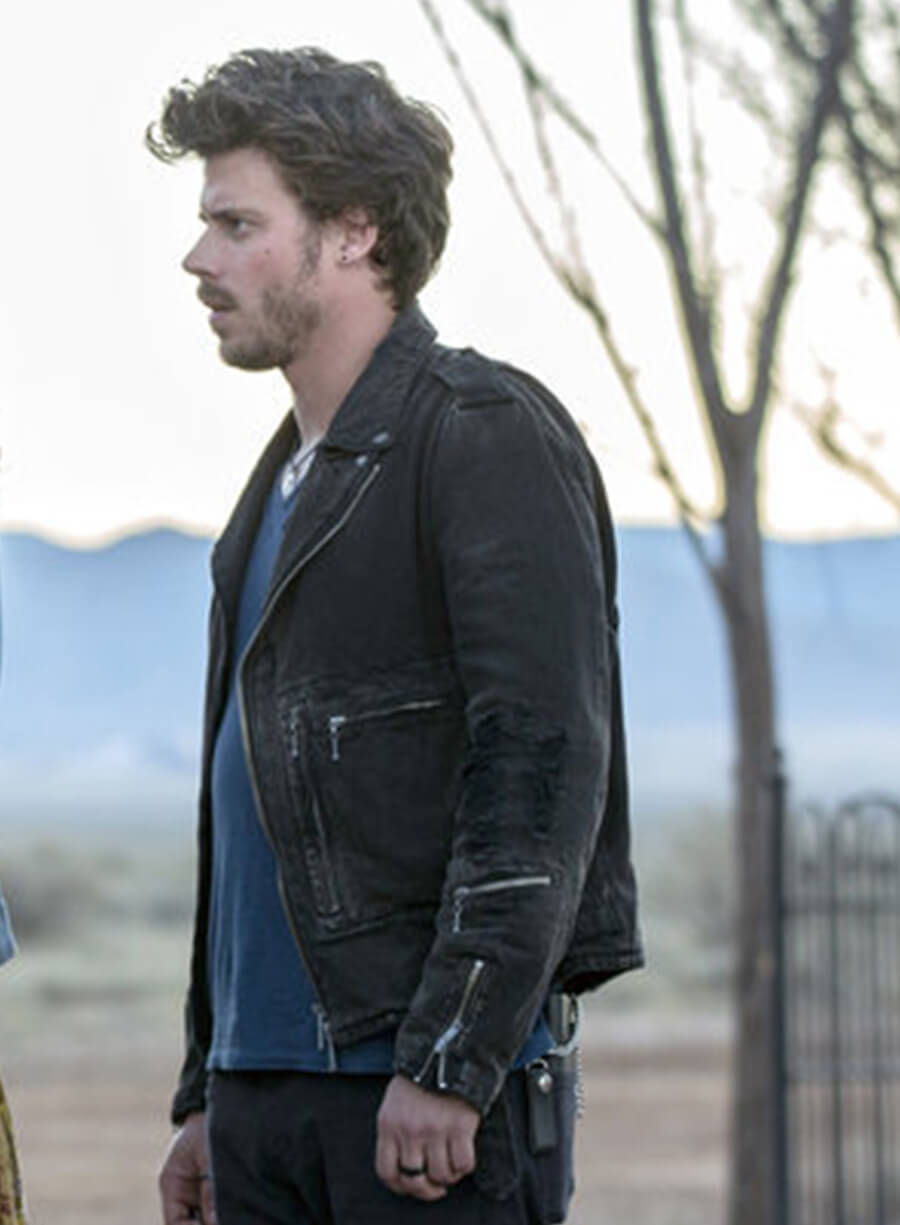 Harpoon Manfred Bernardo Inspired Black Cotton Fabric Cotton Jacket - Midnight Texas Style