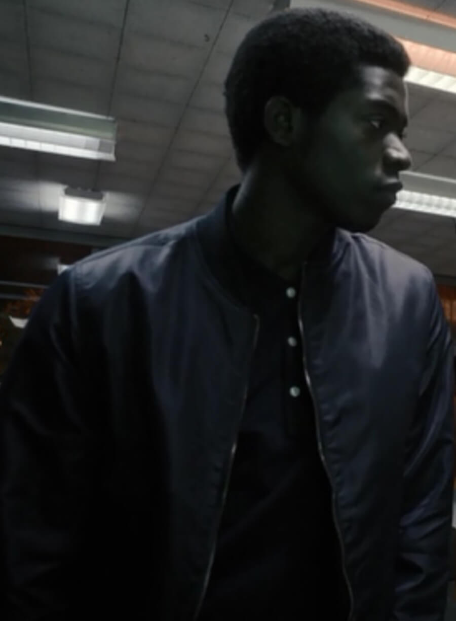 Harpoon Franklin Saint Inspired Black Bomber Jacket - Snowfall Style