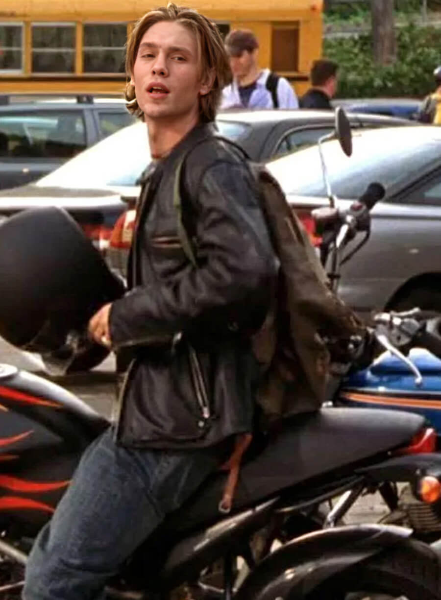 Harpoon jake Inspired Black Leather Jacket - Freaky Friday Style