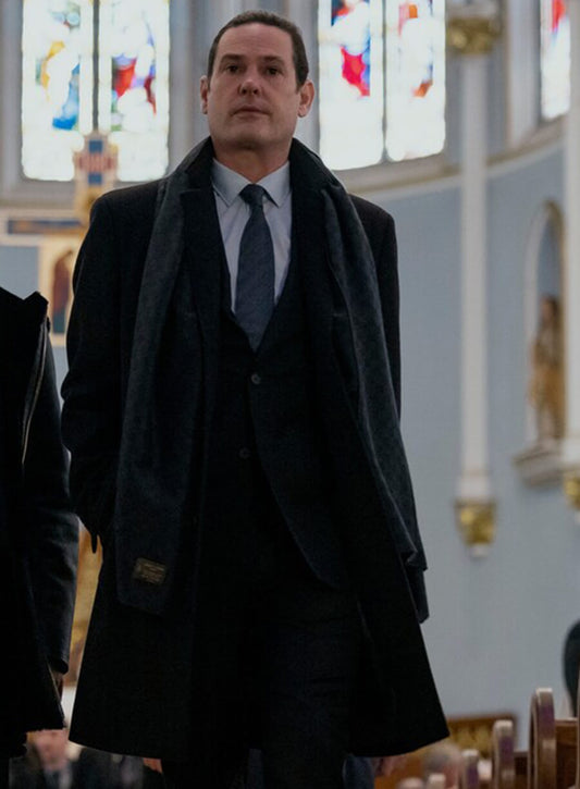 Harpoon Frederick Usher Inspired Black Coat - The Fall of the House of Usher Style