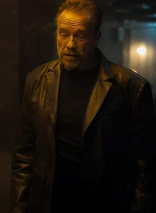 Harpoon Luke Brunner Inspired Black Real Leather Leather Jacket - FUBAR Tv Series Style
