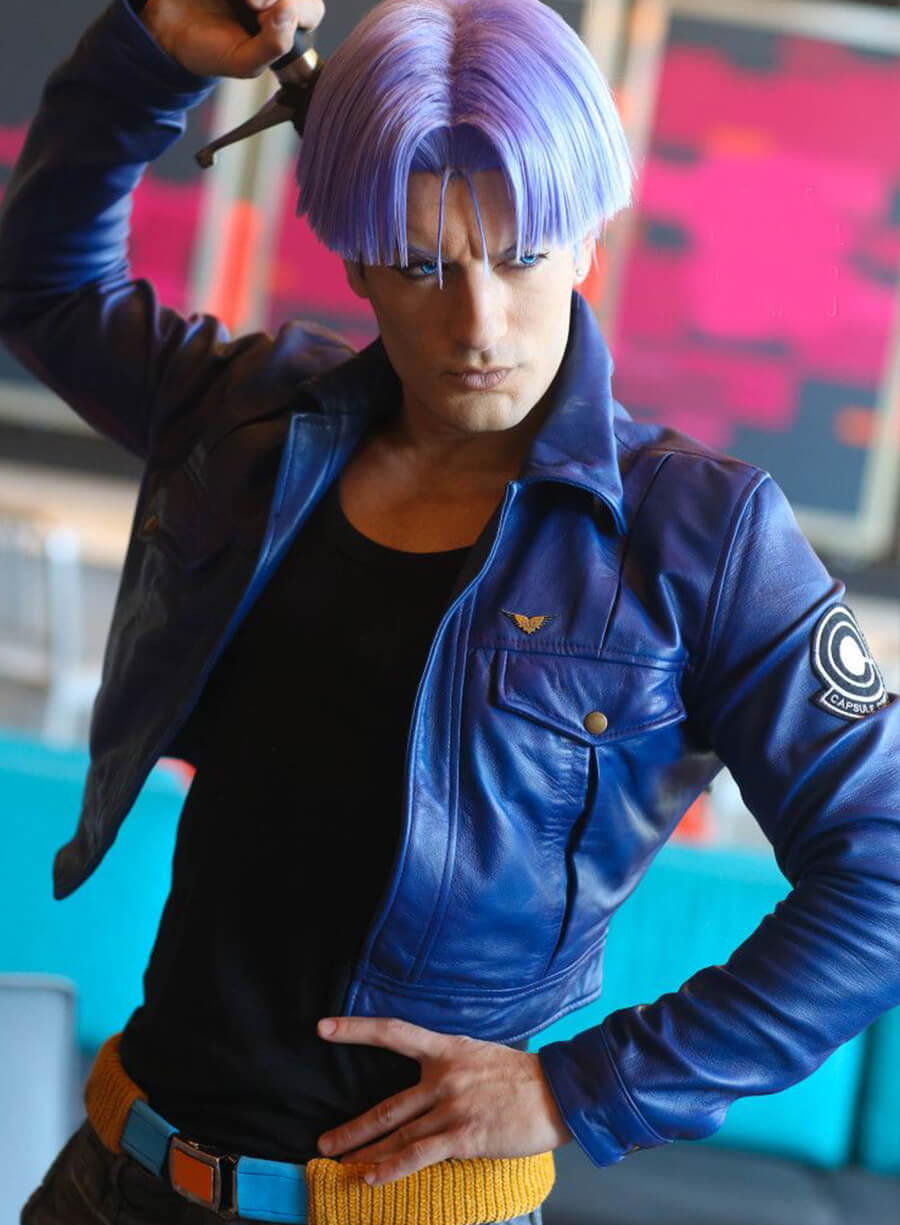 Harpoon Future Trunks Inspired Blue Costume Jacket - Capsule DB Style