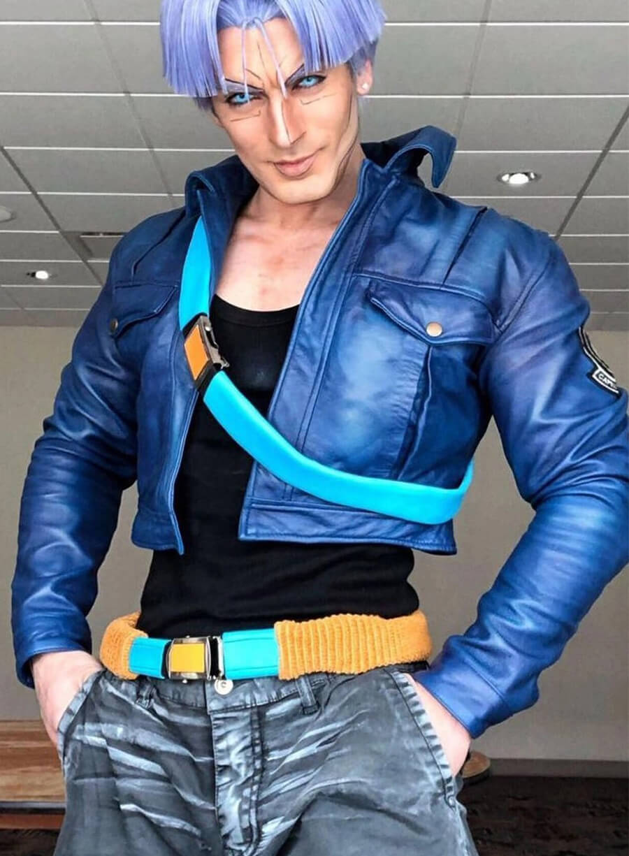 Harpoon Future Trunks Inspired Blue Costume Jacket - Capsule DB Style