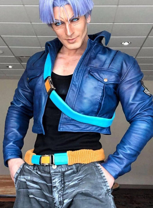 Harpoon Future Trunks Inspired Blue Costume Jacket - Capsule DB Style