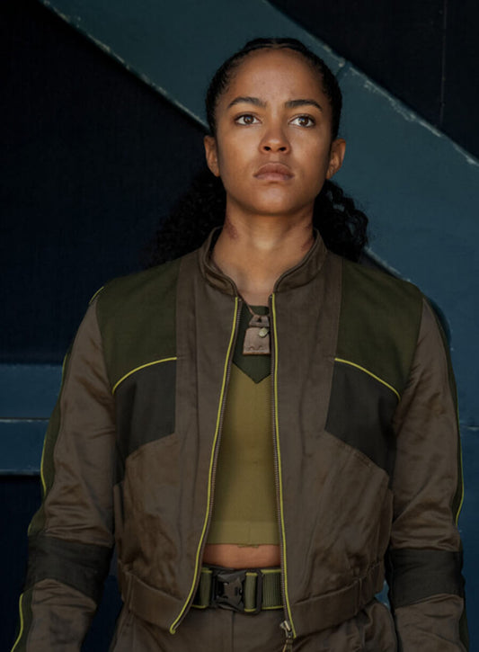 Harpoon Gaal Dornick Inspired Green Cotton Fabric Cotton Jacket - Foundation Style