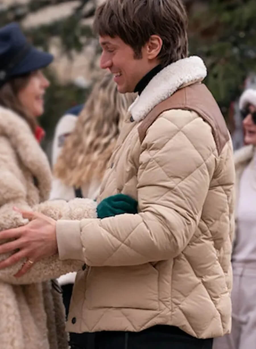 Harpoon Gabriel Inspired Brown Leather Jacket - Emily in Paris S04 Style