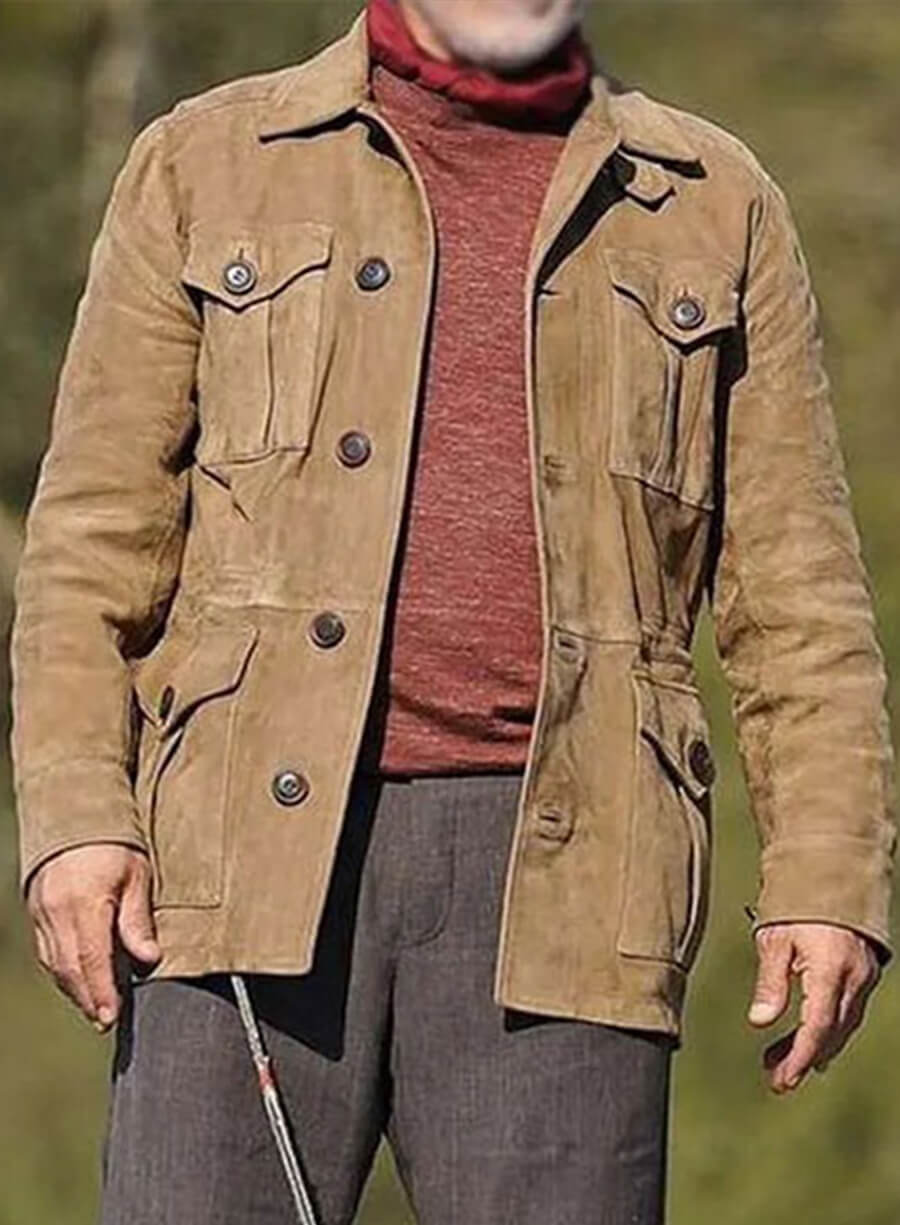 Harpoon Gabriel Inspired Brown Leather Jacket - Mission: Impossible - Dead Reckoning Style