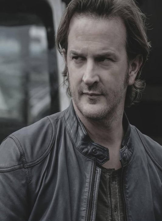 Harpoon Gabriel Inspired Black Real Leather Leather Jacket - Supernatural Tv Series Style