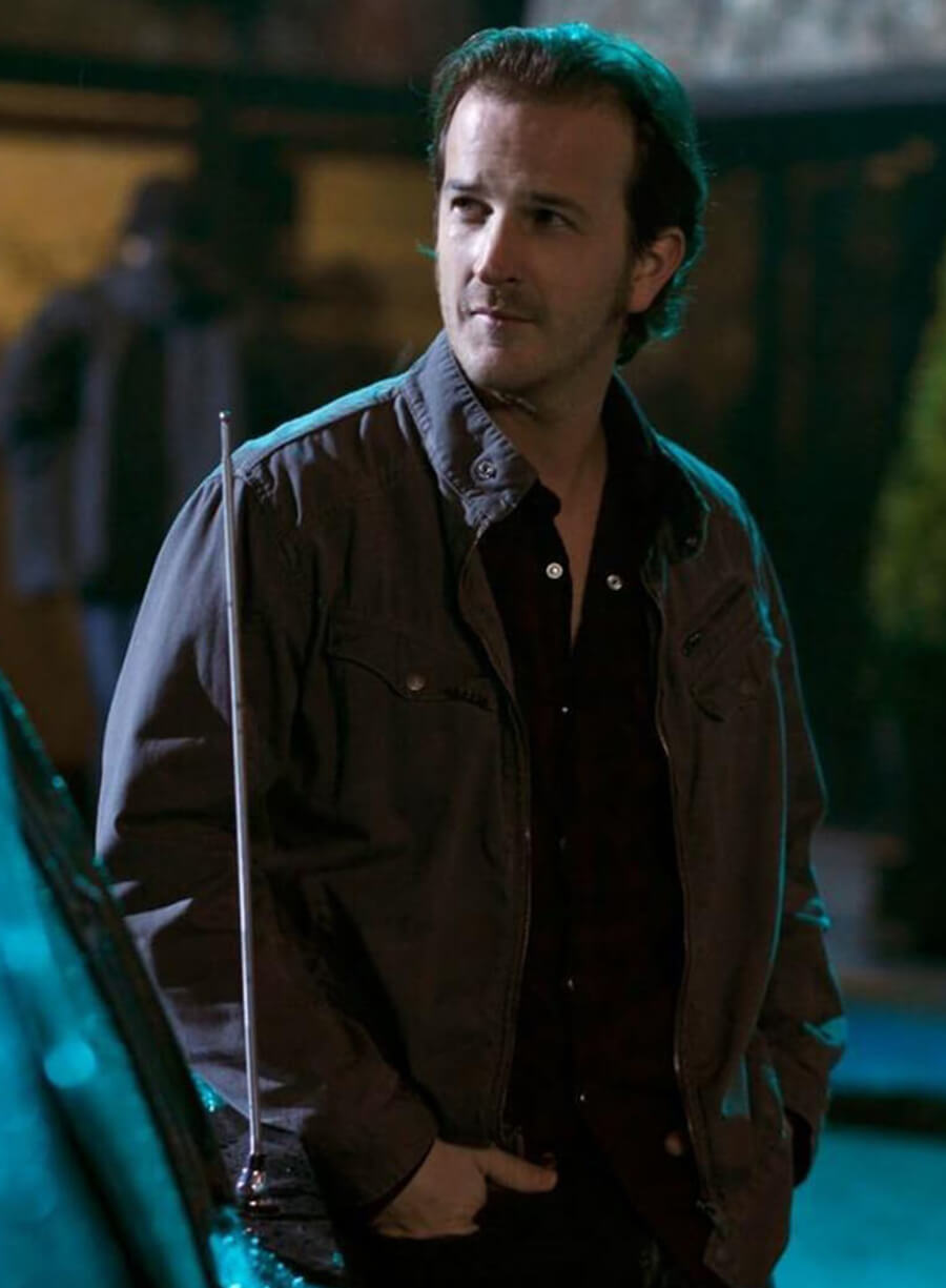 Harpoon Gabriel Inspired Grey Cotton Fabric Cotton Jacket - Supernatural Tv Series Style