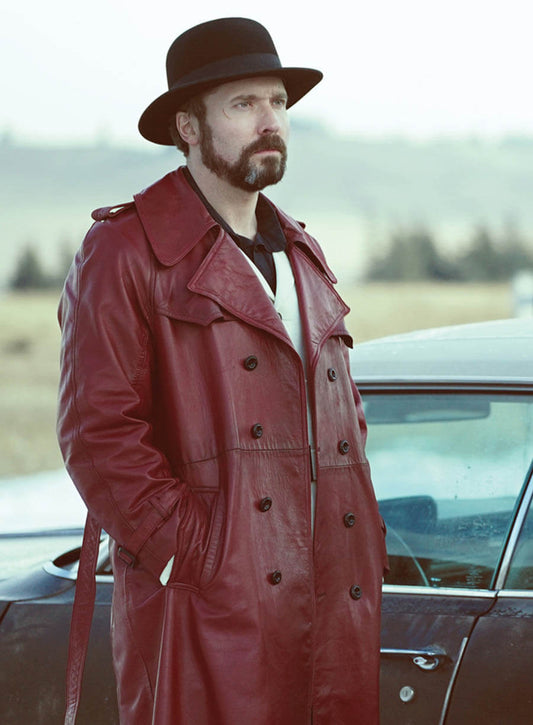 Harpoon Gale Kitchen Inspired Burgundy Coat - Fargo Style